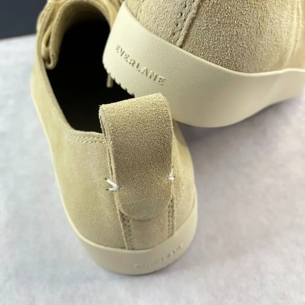 Everlane Suede Leather Shoe Mens Size 7 Beige The Desert Shoe Lace Up Wallabee